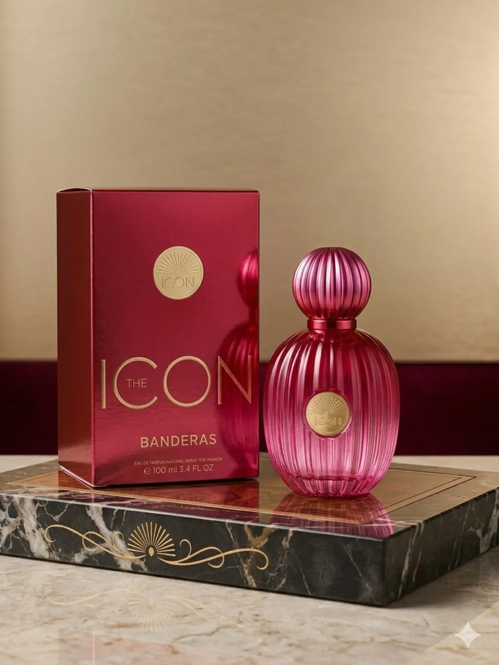 Antonio Banderas The Icon EDP | Creamy Vanilla & Sandalwood|Compare Prada Candy